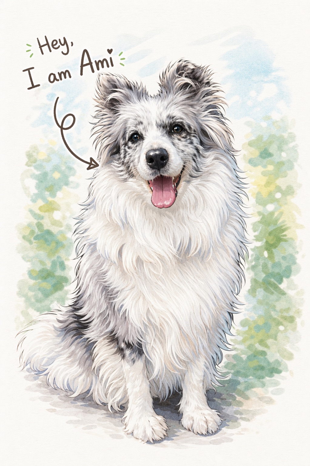 Biscuit the Tabby Cat — Pencil Sketch portrait